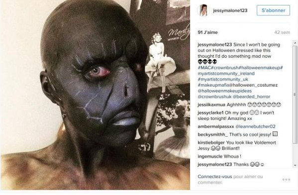 Les épouvantables et incroyables maquillages de Jessy Malone