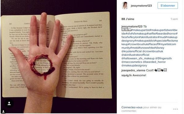 Les épouvantables et incroyables maquillages de Jessy Malone