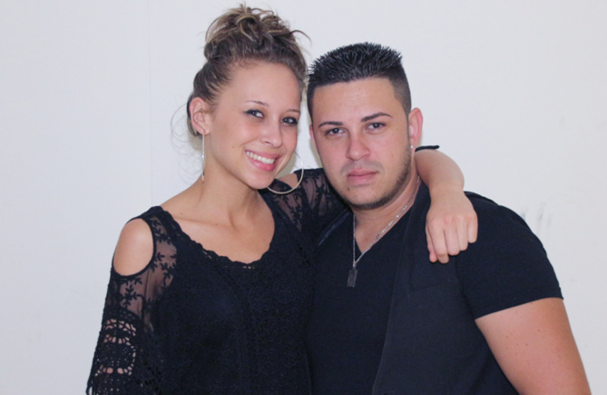 Jérôme Payet et sa compagne