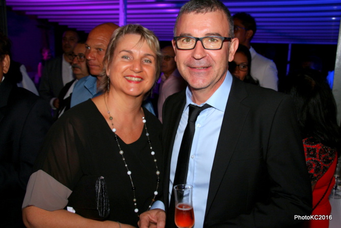 Didier Legendre Directeur de Mercédes-Benz Réunion et sa femme Rose