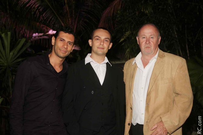 Paul Pascal (à droite) et des invités Paul Pascal (à droite) et des invités