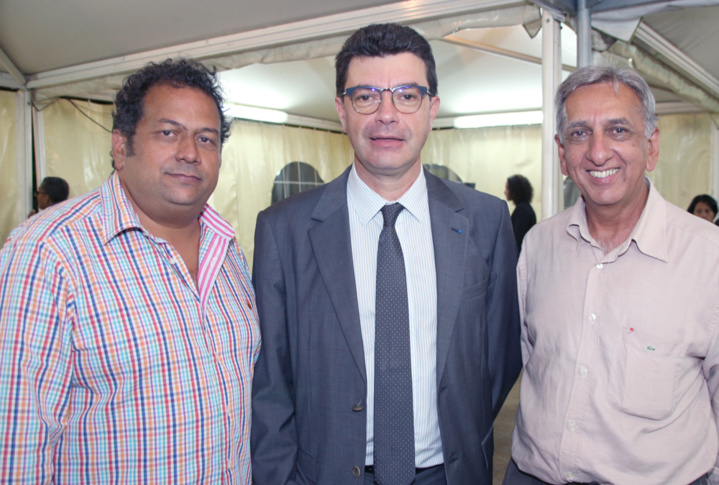 Didier Annette, Maurice Barate et Aziz Patel Didier Annette, Maurice Barate et Aziz Patel