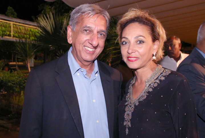 Aziz Patel et Corine Robert Aziz Patel et Corine Robert