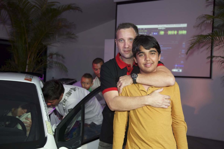 Olivier Payet et son fils Olivier Payet et son fils