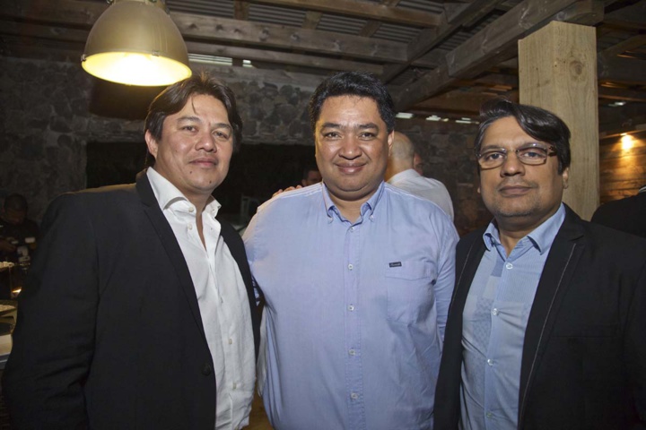 Mamisoa Rajoel (au centre) était présent Mamisoa Rajoel (au centre) était présent