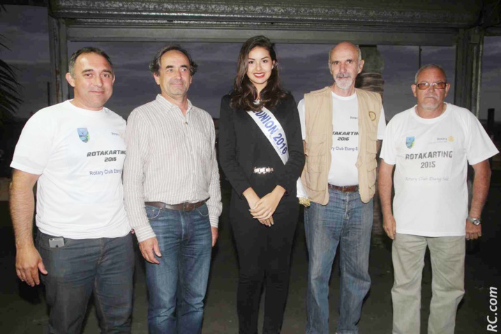 Jacky Fontaine, Daniel Rigault, Ambre N'guyen, Thierry Derunes, et André Rivière