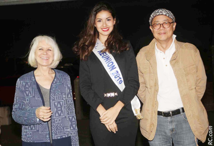 Miss Réunion avec Isabelle Lemarchand et son époux