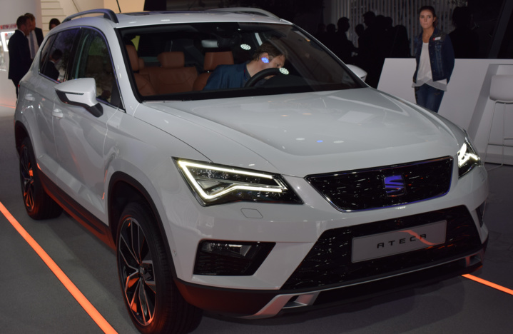 Le Seat Ateca avait été lancé à La Réunion. Un pavillon entier lui est réservé au Mondial de Paris