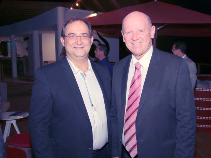 Stéphane Fouassin, président de l'IRT, et Alain St Ange Stéphane Fouassin, président de l'IRT, et Alain St Ange