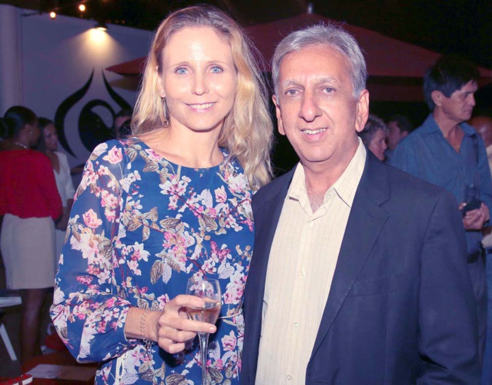 Natalie du Buisson et Aziz Patel Natalie du Buisson et Aziz Patel