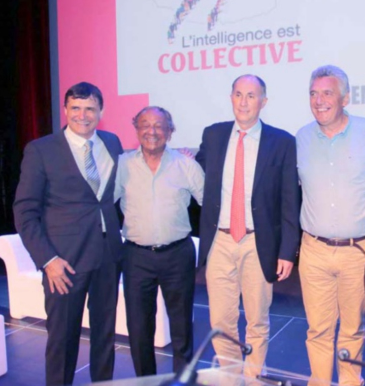 Jérôme Isautier, Abdéali Goulamaly, Daniel Moreau, et Claude Onesta Jérôme Isautier, Abdéali Goulamaly, Daniel Moreau, et Claude Onesta