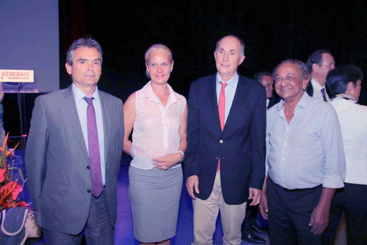 Gilles Traimond, Daniel Moreau et Abdéali Goulamaly Gilles Traimond, Daniel Moreau et Abdéali Goulamaly