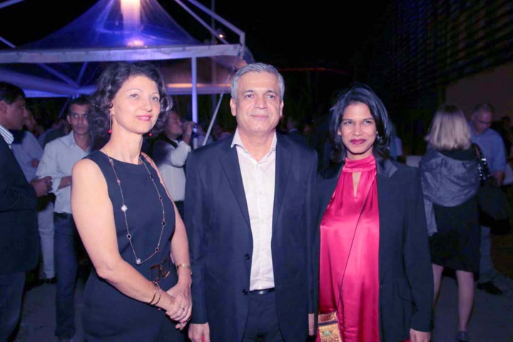 Nathalie Gruchet, Michel Dijoux, et sa compagne Ingrid Taïlé Manikom Nathalie Gruchet, Michel Dijoux, et sa compagne Ingrid Taïlé Manikom