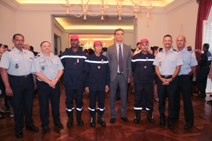 Les médaillés du courage, du dévouement et de la sécurité