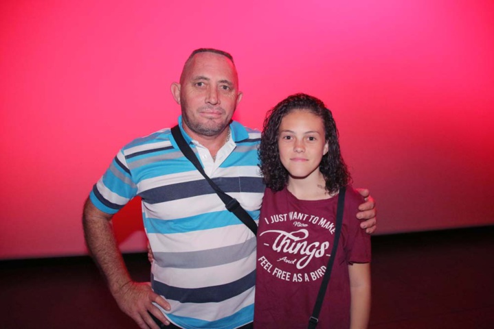 Malorie et son père Malorie et son père