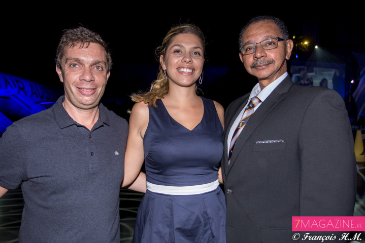 Jean-Charle Ottavi, une invitée, et Dominique Fontaine Jean-Charle Ottavi, une invitée, et Dominique Fontaine