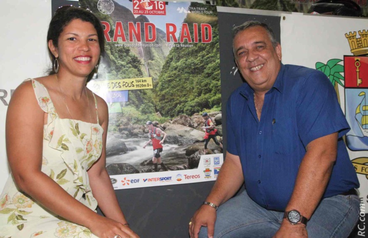 Vanessa Miranville maire de la Possession et son premier adjoint Gilles Hubert Vanessa Miranville maire de la Possession et son premier adjoint Gilles Hubert