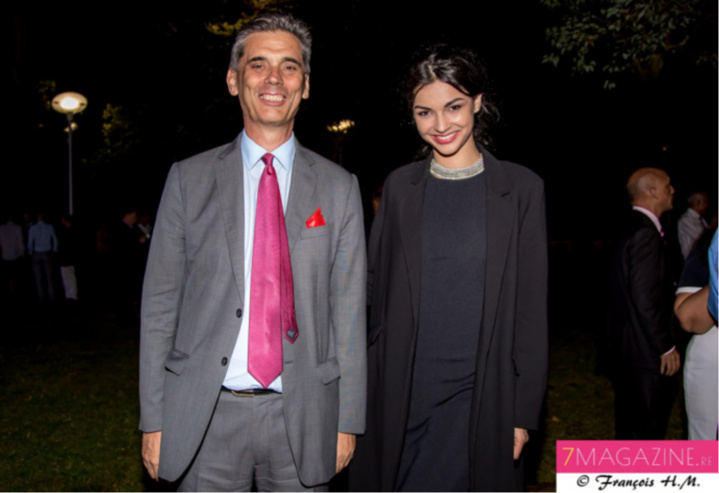 Le Préfet Dominique Sorain et Azuima Issa Le Préfet Dominique Sorain et Azuima Issa