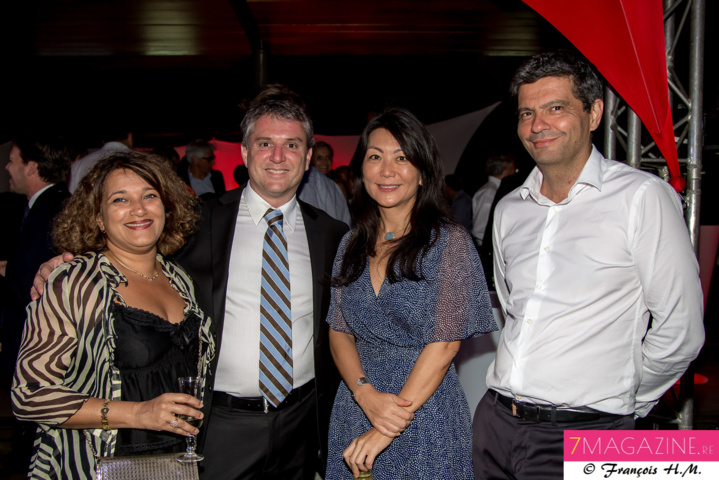 Chahéda et Christian Wolff, Nathalie Thiaw-Kine, et un invité Chahéda et Christian Wolff, Nathalie Thiaw-Kine, et un invité