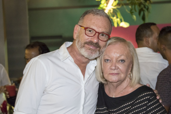 Pascal Montrouge, directeur des Théatres Départementaux et Madame Aude Pascal Montrouge, directeur des Théatres Départementaux et Madame Aude