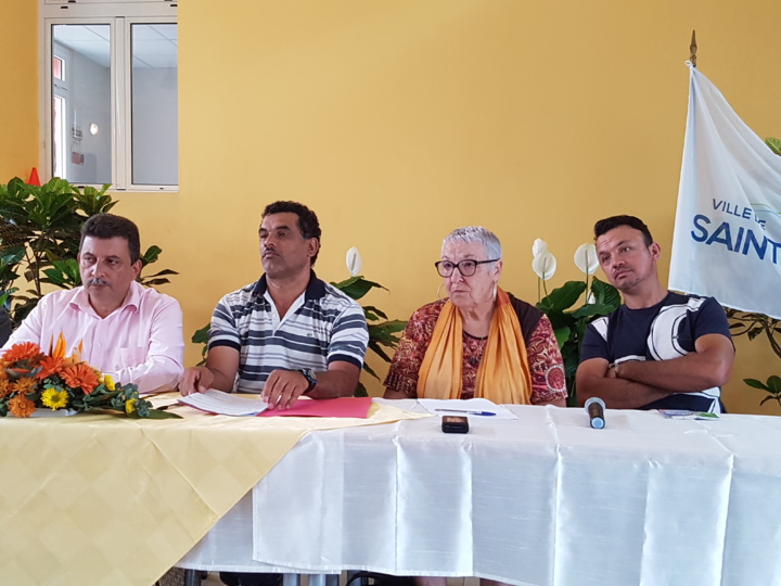 Lors de la conférence de presse de présentation avec les partenaires Lors de la conférence de presse de présentation avec les partenaires