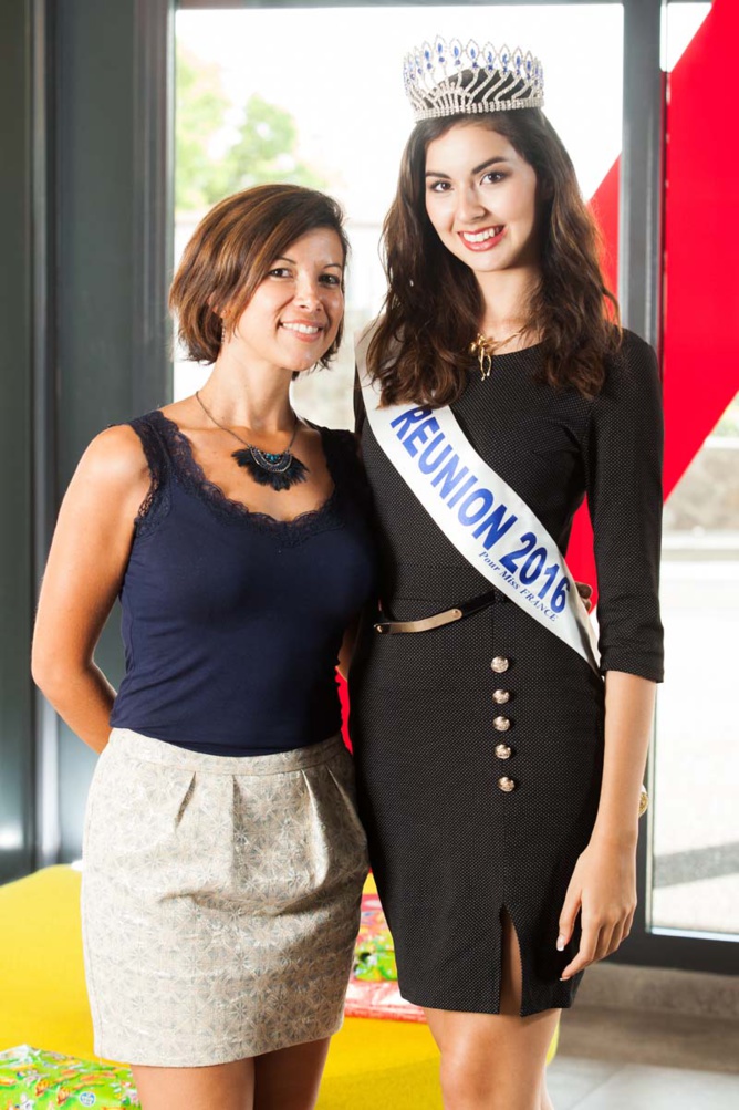 Emilie Rivière, chargée de communication Sodegis, et Ambre N'guyen Emilie Rivière, chargée de communication Sodegis, et Ambre N'guyen