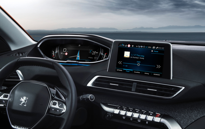 Une planche de bord moderne avec des infos personnalisables Une planche de bord moderne avec des infos personnalisables