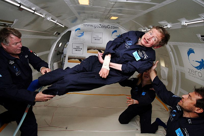 Stephen Hawking en gravité zéro (2007)