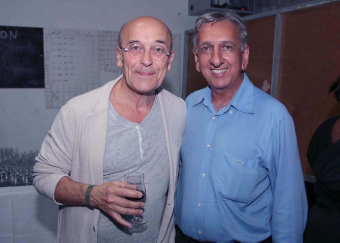 "Mr Parisot" et Aziz Patel "Mr Parisot" et Aziz Patel