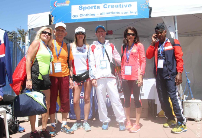 Visite au stand de la Grande Bretagne au village des Masters Visite au stand de la Grande Bretagne au village des Masters