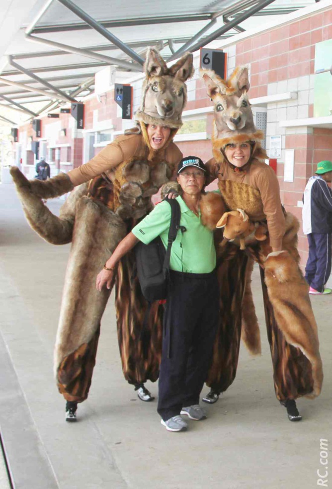 Des marsupiaux très souriants vous accueillent au Village Des marsupiaux très souriants vous accueillent au Village