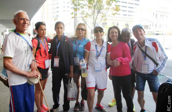 Des athlètes françaises rencontrées dans les rues de Perth Des athlètes françaises rencontrées dans les rues de Perth