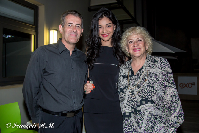 Jean-Michel et Carmen Allié avec Azuima Issa Jean-Michel et Carmen Allié avec Azuima Issa