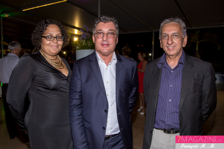 Emmanuelle Maillot, Gilles Calascibetta et Aziz Patel Emmanuelle Maillot, Gilles Calascibetta et Aziz Patel