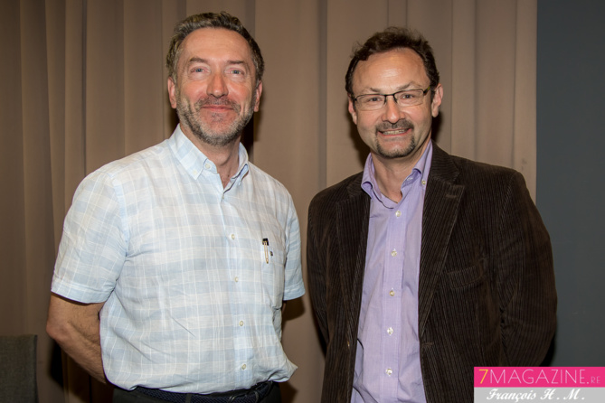 Pierre-André Taulet, directeur de la BFC-OI, et Christian Oberlé, directeur régional d'Air France Pierre-André Taulet, directeur de la BFC-OI, et Christian Oberlé, directeur régional d'Air France