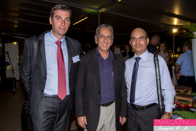 Alexandre Hedoux, Aziz Patel et Marc Leclerc de La Banque Postale Alexandre Hedoux, Aziz Patel et Marc Leclerc de La Banque Postale