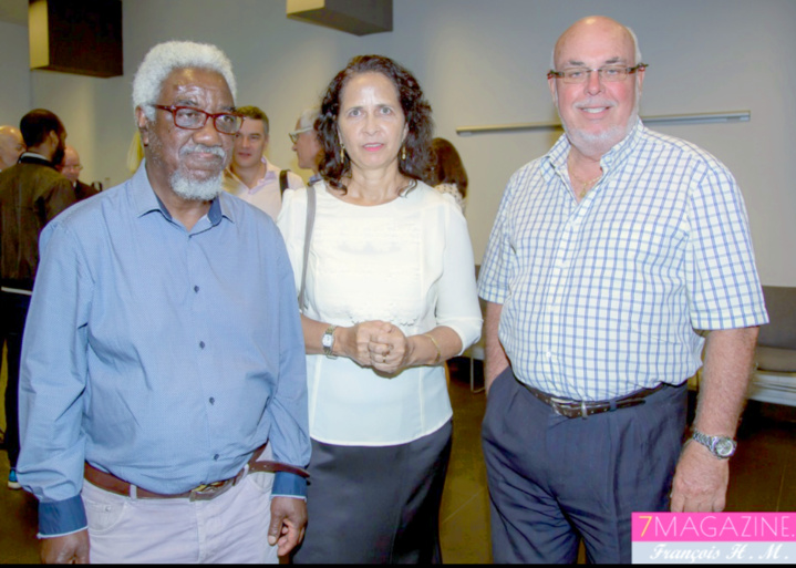 Brigitte Dulull de La Poste, Frédéric Foucque et un invité Brigitte Dulull de La Poste, Frédéric Foucque et un invité