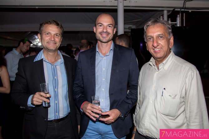 Olivier Rivière, Willy Ethève et Aziz Patel Olivier Rivière, Willy Ethève et Aziz Patel