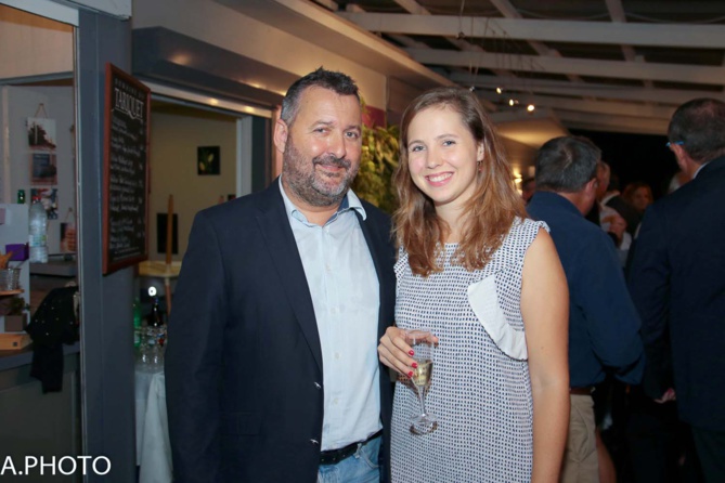 Hervé Charlanes et sa fille Hervé Charlanes et sa fille