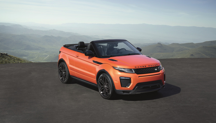 Range Rover Evoque Cabriolet: le ciel, le soleil, la lune et les étoiles…