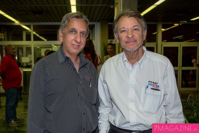 Aziz Patel et Jean-Pierre Ollivier, président du CORSA Aziz Patel et Jean-Pierre Ollivier, président du CORSA