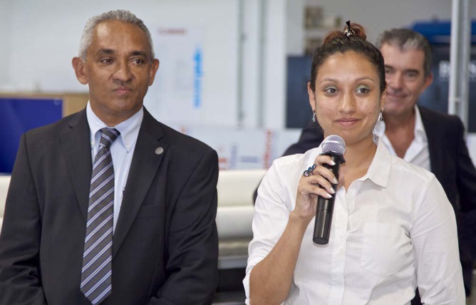 André Ramsamy et sa fille Claire André Ramsamy et sa fille Claire