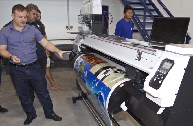 Démonstration de la nouvelle imprimante Démonstration de la nouvelle imprimante