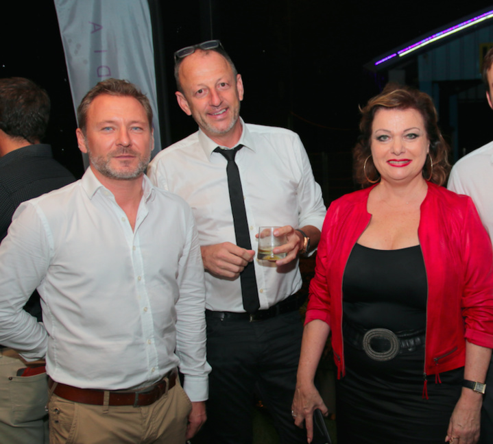 Frederic Genetey d'Hemotec, Laurent Ducard responsable Biomedical, Jeanne Loyher Frederic Genetey d'Hemotec, Laurent Ducard responsable Biomedical, Jeanne Loyher