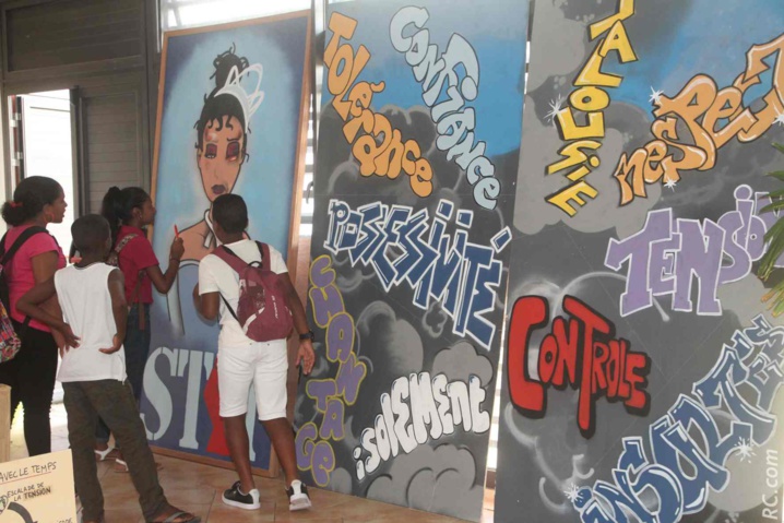 Atelier de graff dans les locaux de la MDA Atelier de graff dans les locaux de la MDA