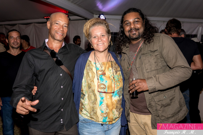 Patt Burter, Cathy Forestier, et Teddy Iafare Gangama Patt Burter, Cathy Forestier, et Teddy Iafare Gangama