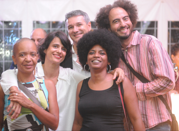 Christine Salem (en noir) et ses amis Christine Salem (en noir) et ses amis