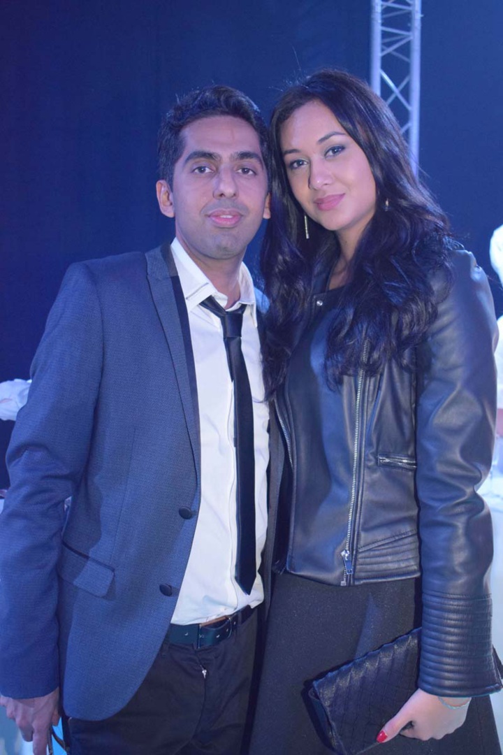 Réchad Patel et Stéphanie Robert, Miss Réunion 2012, étudiante à Montpellier