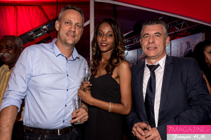 Jean-Philippe, photographe, Angela Iry de la SHLMR, et Michel Anselme Jean-Philippe, photographe, Angela Iry de la SHLMR, et Michel Anselme