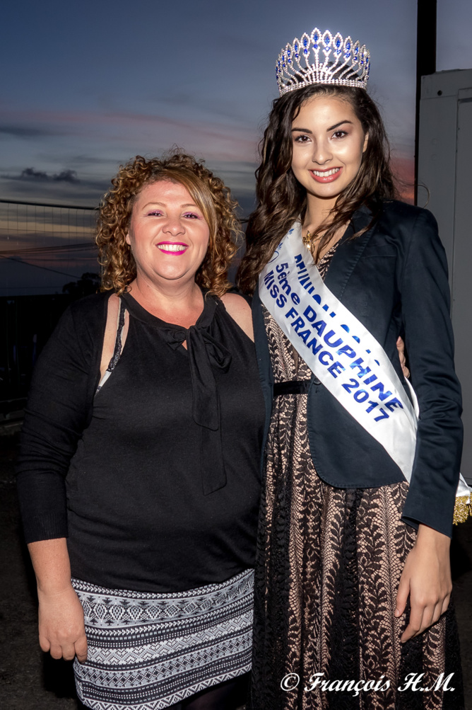 Valérie Fontaine, chorégraphe de l'élection, et Ambre N'guyen Valérie Fontaine, chorégraphe de l'élection, et Ambre N'guyen